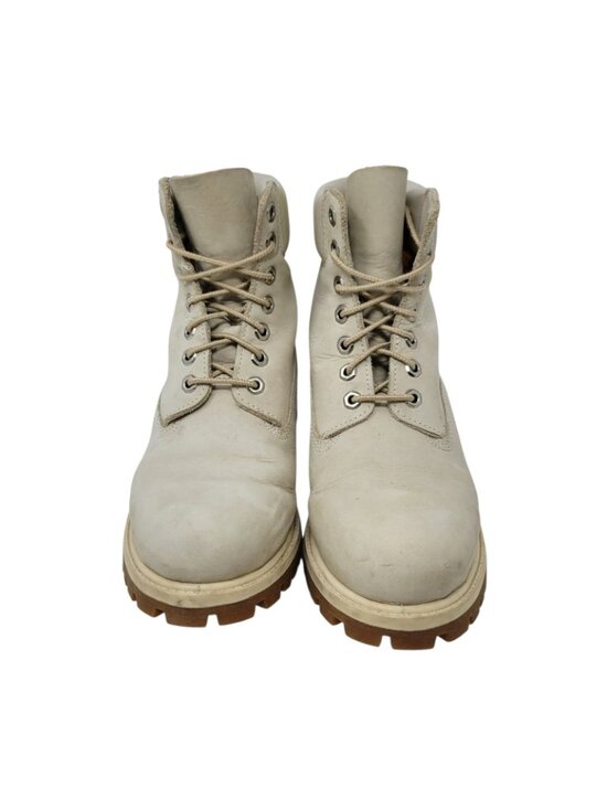 Vintage 90s Timberland Men Tan Leather Waterproof Field Boots Mens Size 7.5 Lug main image 10